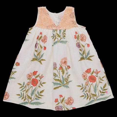 Elsie Dress- Lavender Raspberries