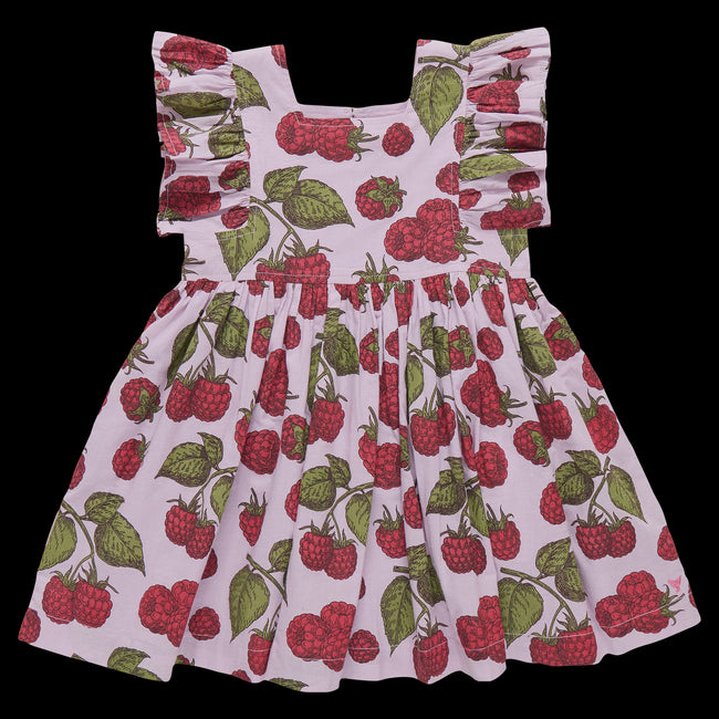 Elsie Dress- Lavender Raspberries