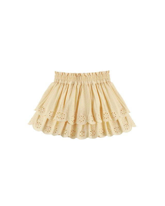 Rose Mini Skirt- Lemon