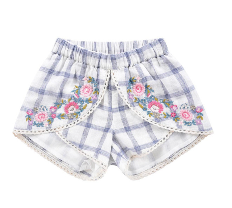 Asya Shorts - Blue River Checks