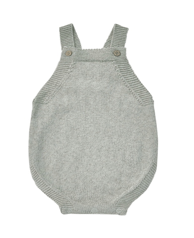 Henley Bodysuit || Grey Micro Stripe
