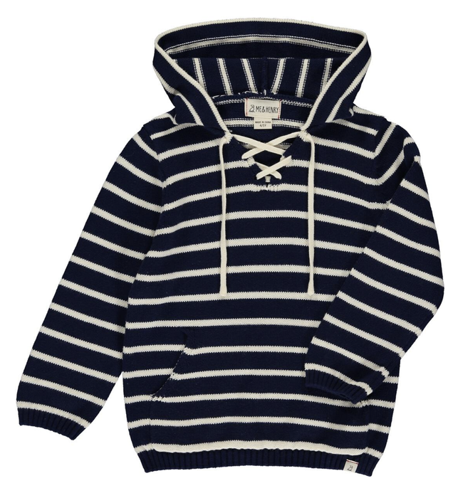 Catamarn Striped Hooded Sweater