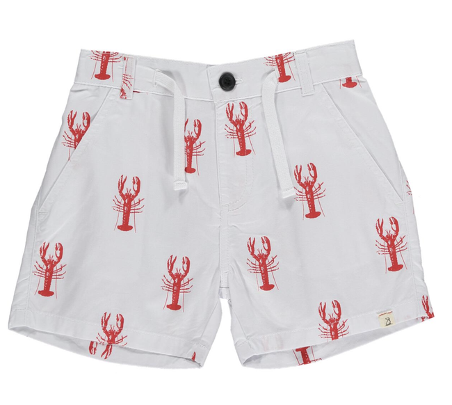 White Lobster Shorts
