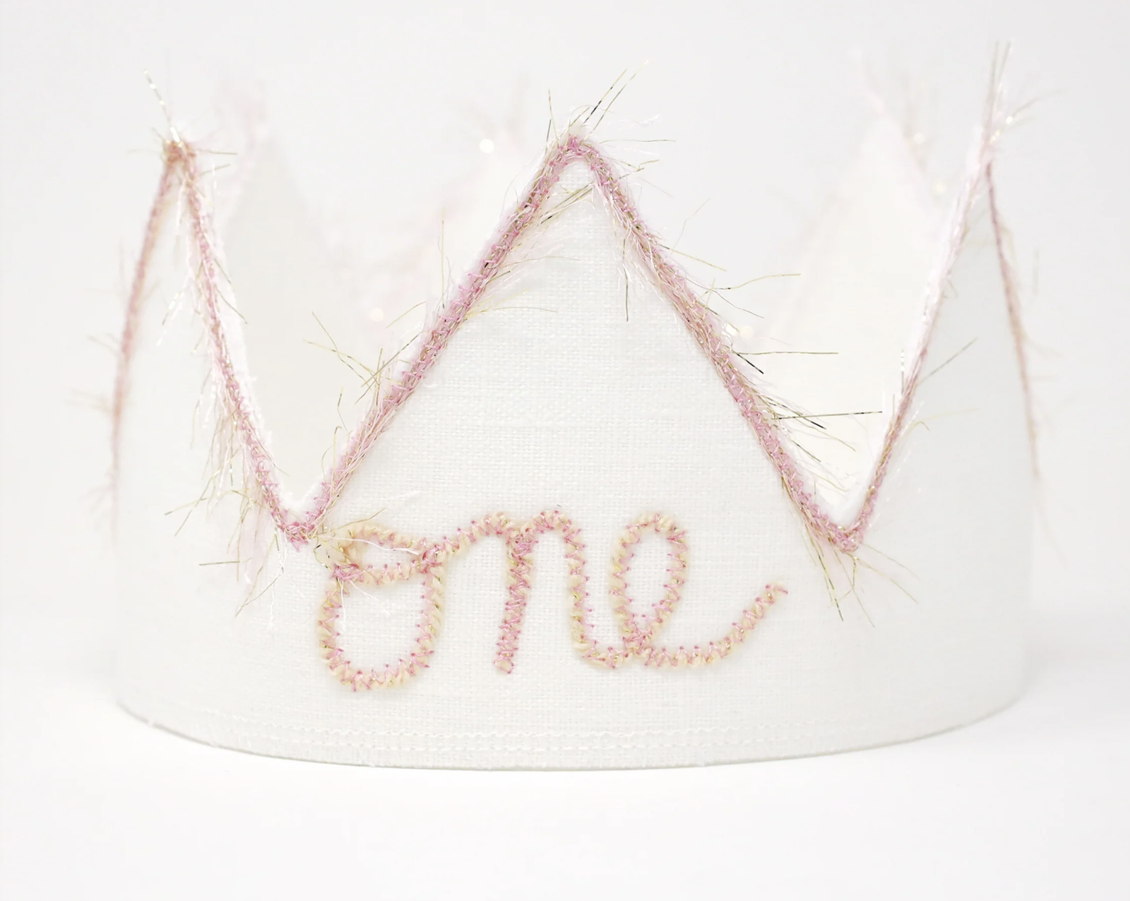 First Birthday Crown Pink/Gold