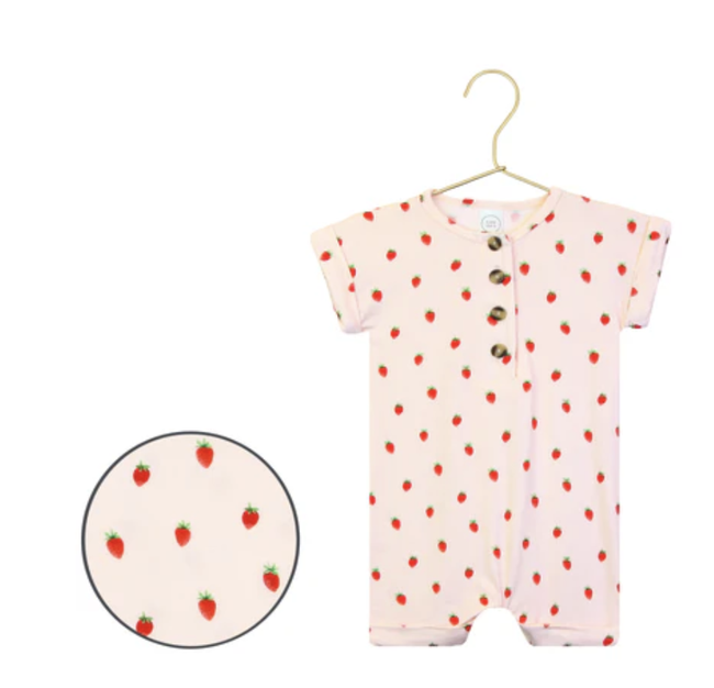 Girl's Printed Romper