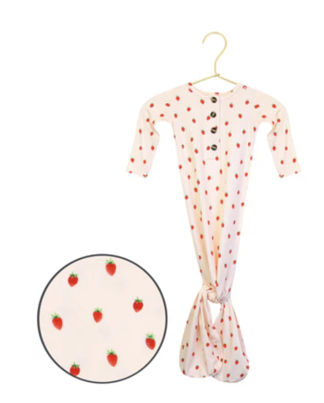 Girl's Print Knotted Gown