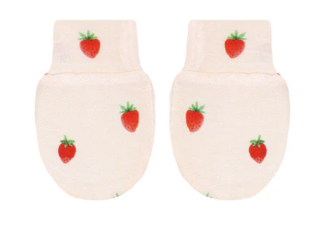 Printed No Scratch Mittens