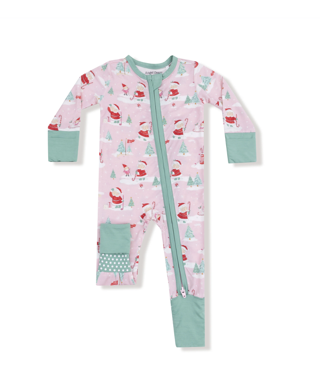 Girls Holiday 2-Way Zipper Romper