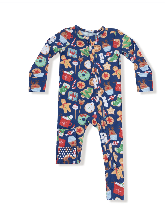 Boys Holiday 2-way Zipper Romper