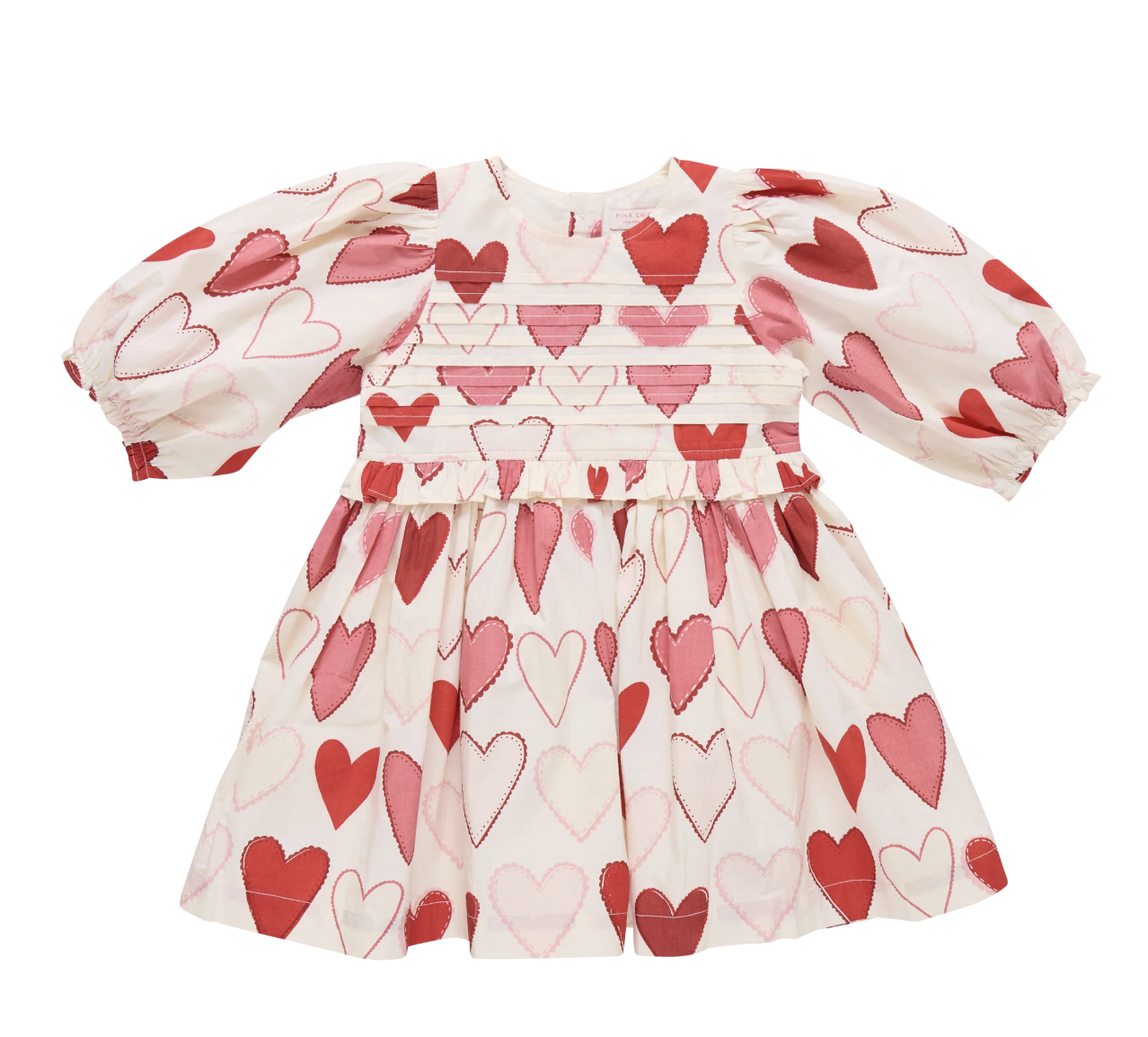 Girls Renee Dress- Gradient Hearts