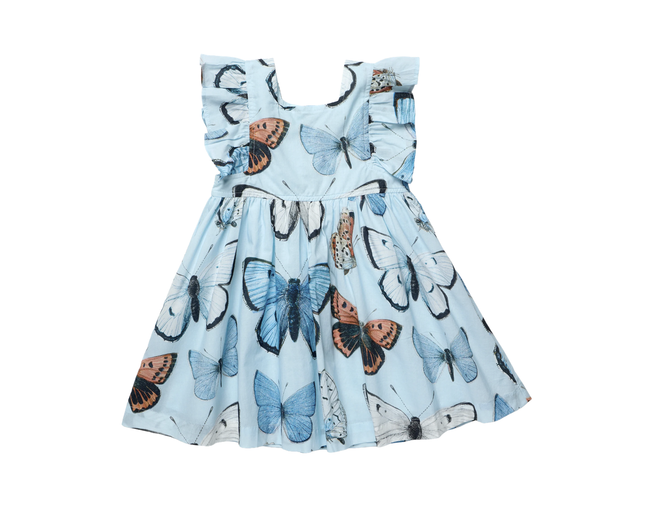 Girls Elsie Dress- Vintage Butterflies