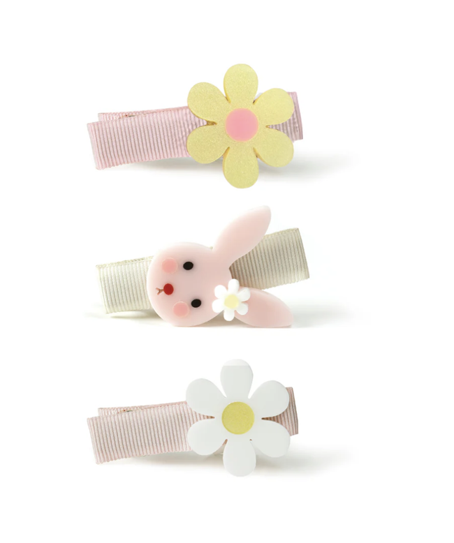 Fabric Acrylic Hair Clip