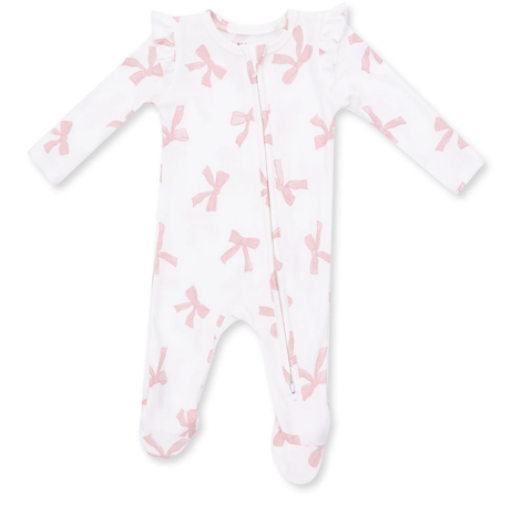 Convertible Romper-Winter Sports Dogs Pink