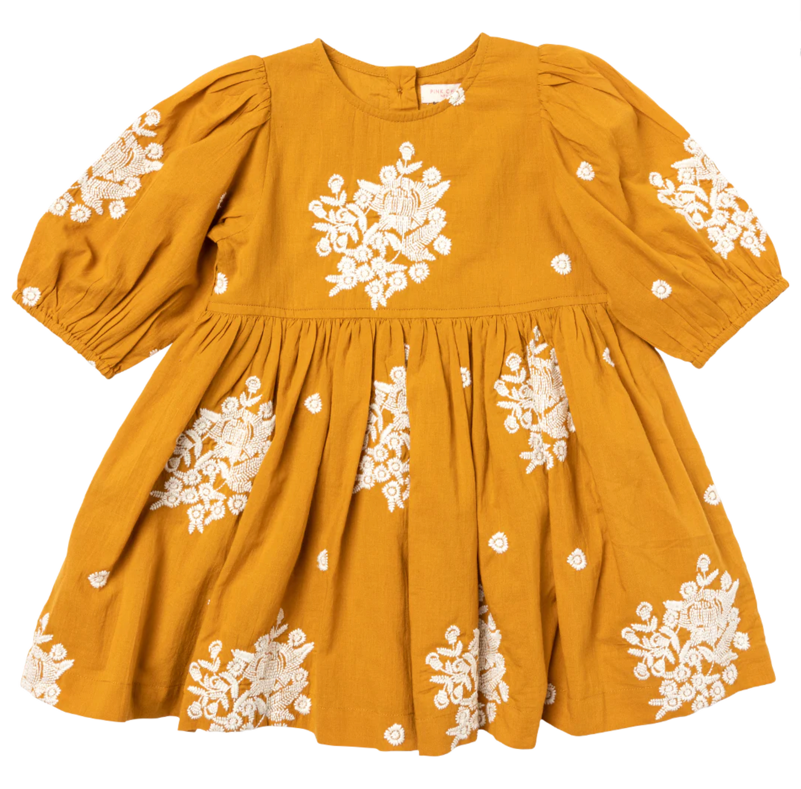 Brooke Dress - Inca Gold Embroidery