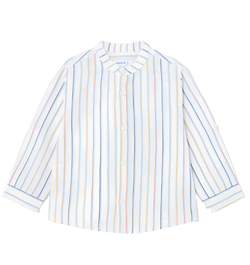 Linen Shirt - Striped Multicolored