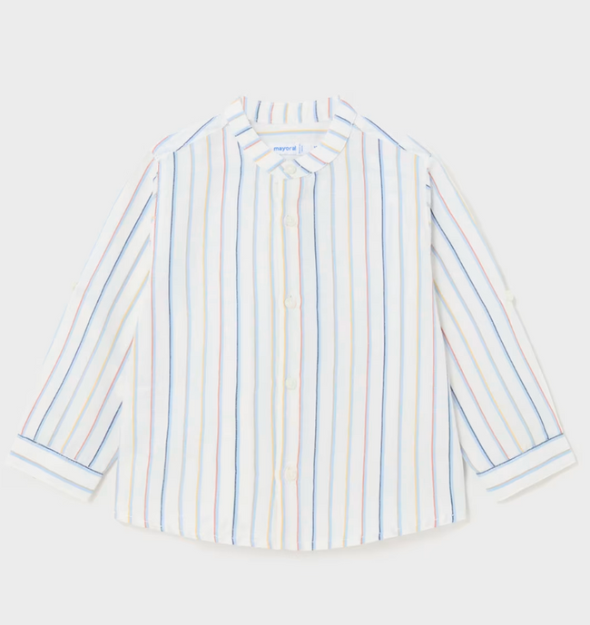 Linen Shirt - Striped Multicolored