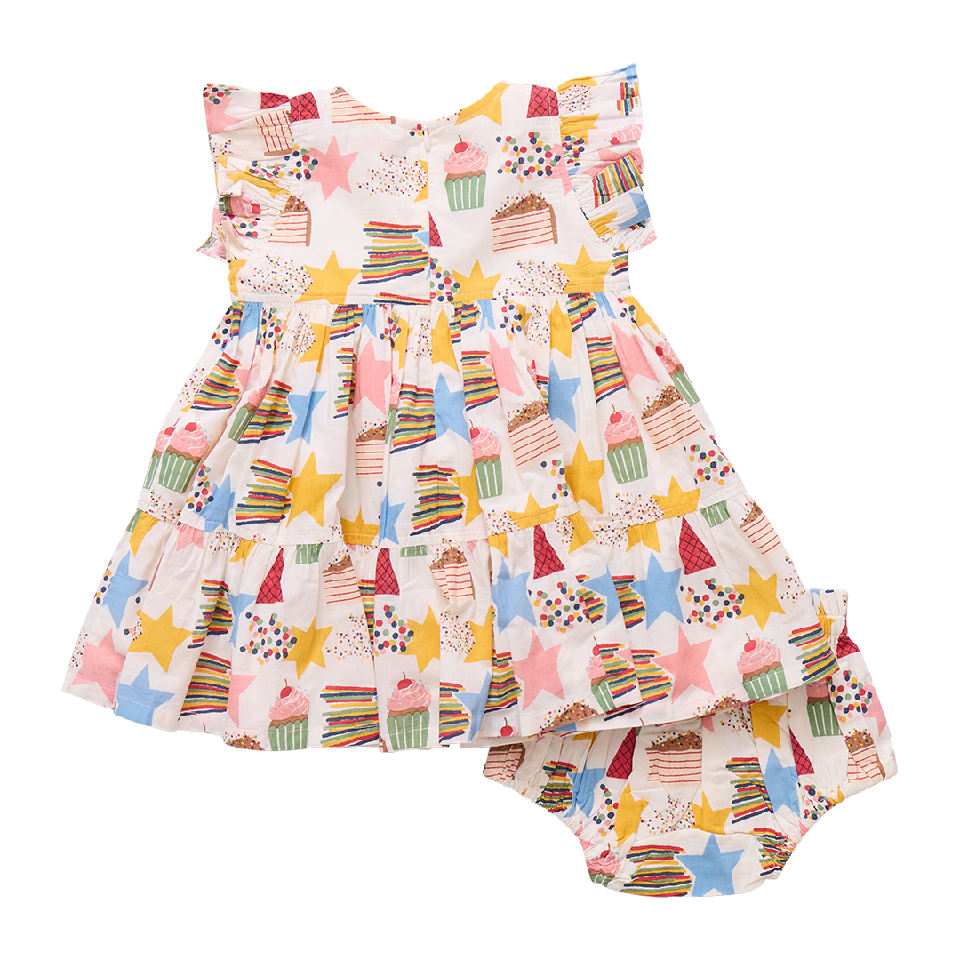 Baby Girls Jennifer Dress Set - Birthday Star