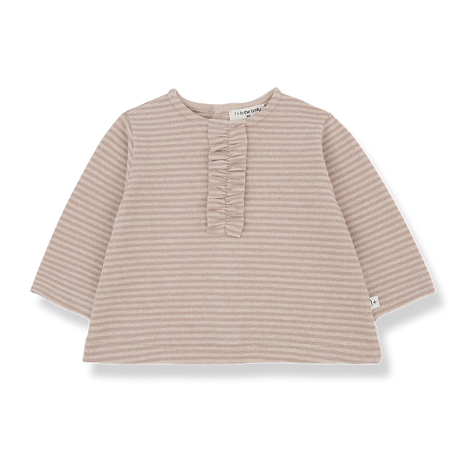 Ulla Girls Long Sleeve Tee Shirt - Nude