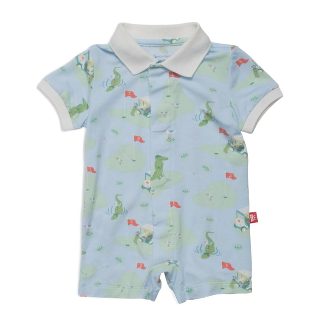 A Putt Above Magnetic Polo Romper