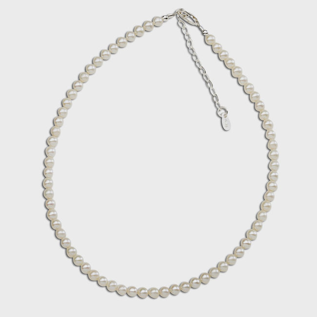 Sterling & Pearl Necklace