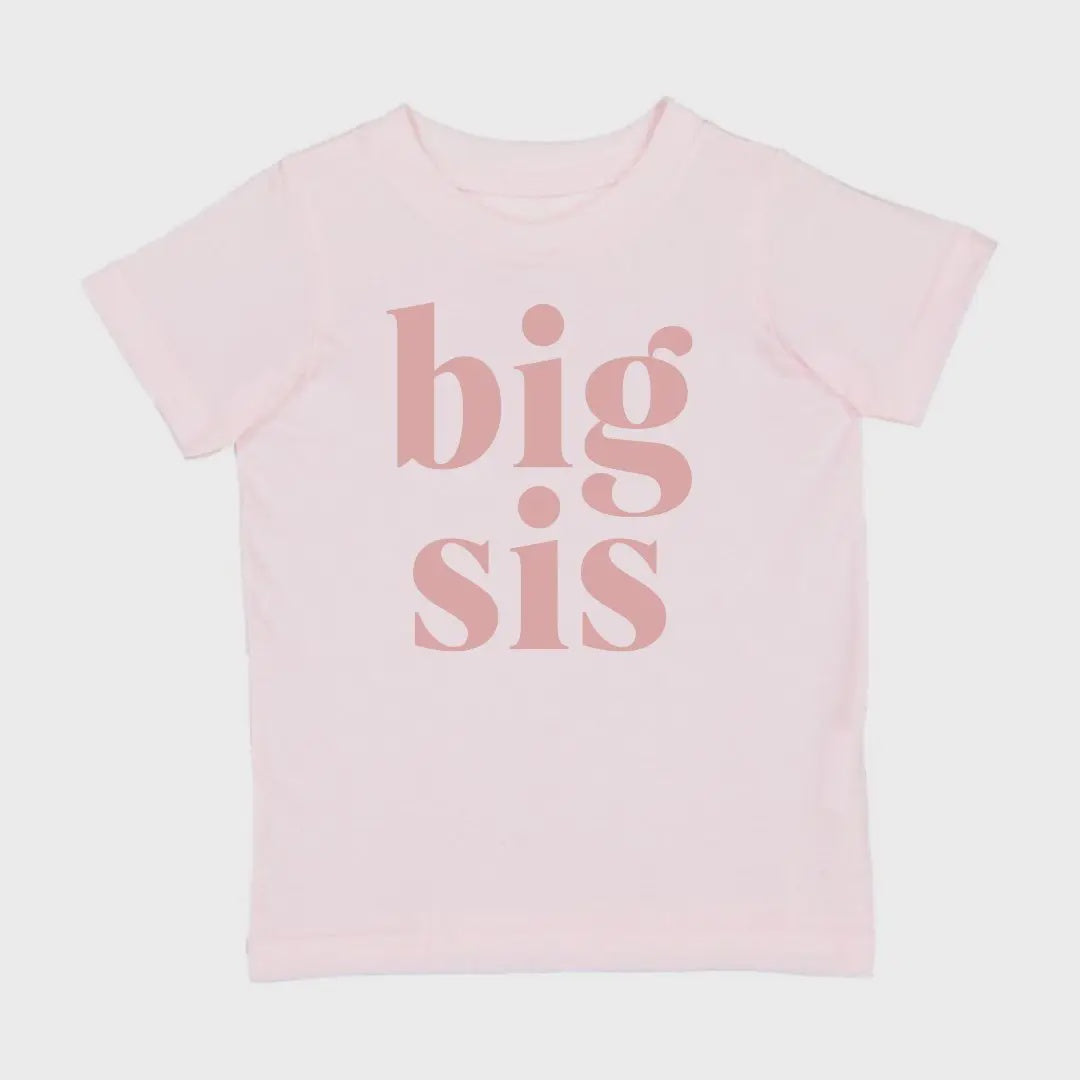 Pink Big Sis Tee