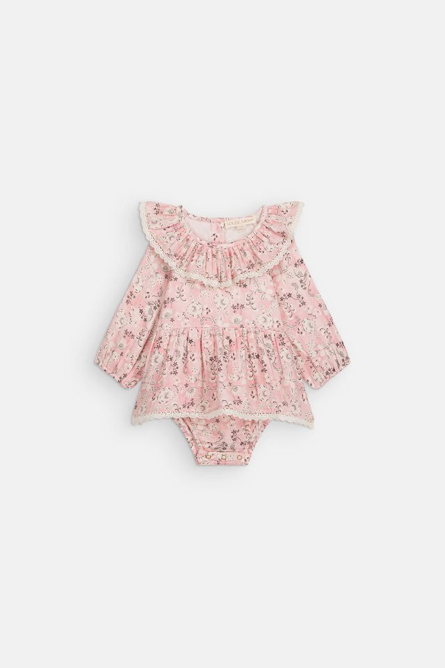 India Romper- Pink Blossom