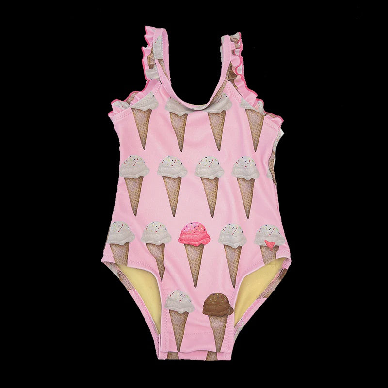 Baby Girls Claire Suit - Ice Cream Cones