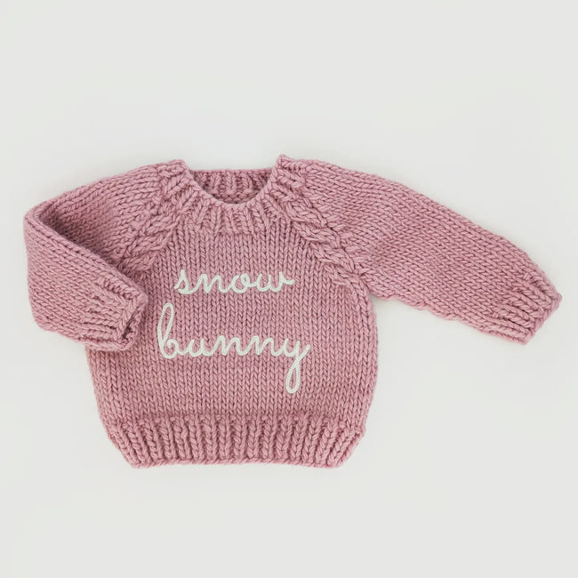 Snow Bunny Crew Neck Sweater