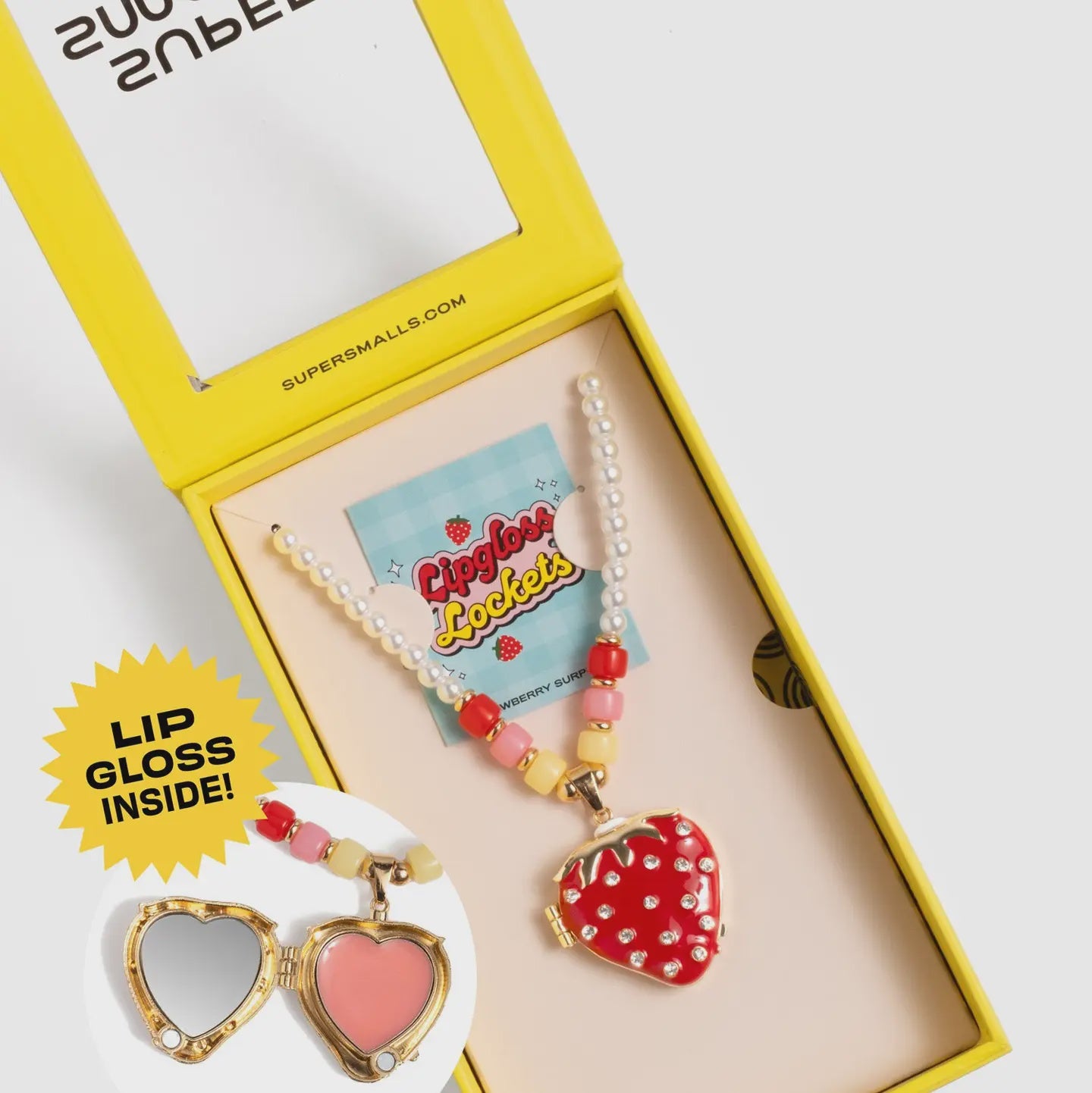 Strawberry Surprise Lipgloss Locket