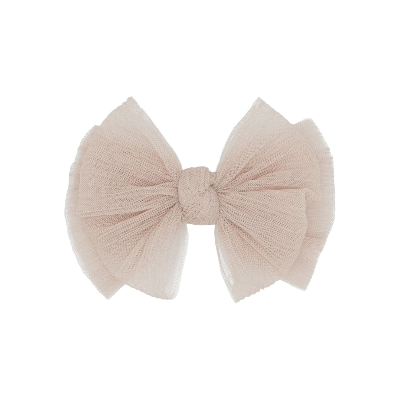 Tulle Fab Clip: Pleated Blush