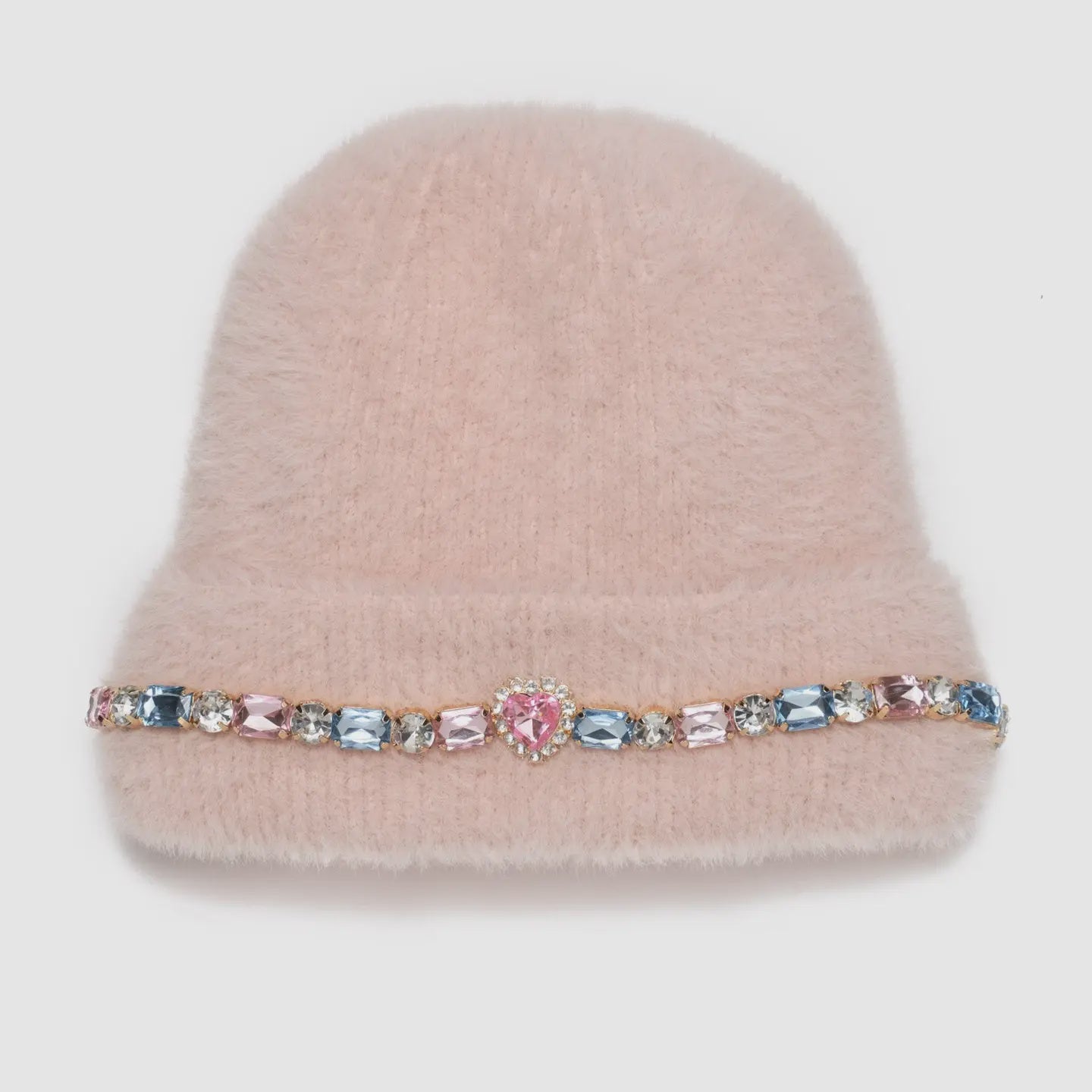 Cotton Candy Jeweled Beanie / 4-10Y