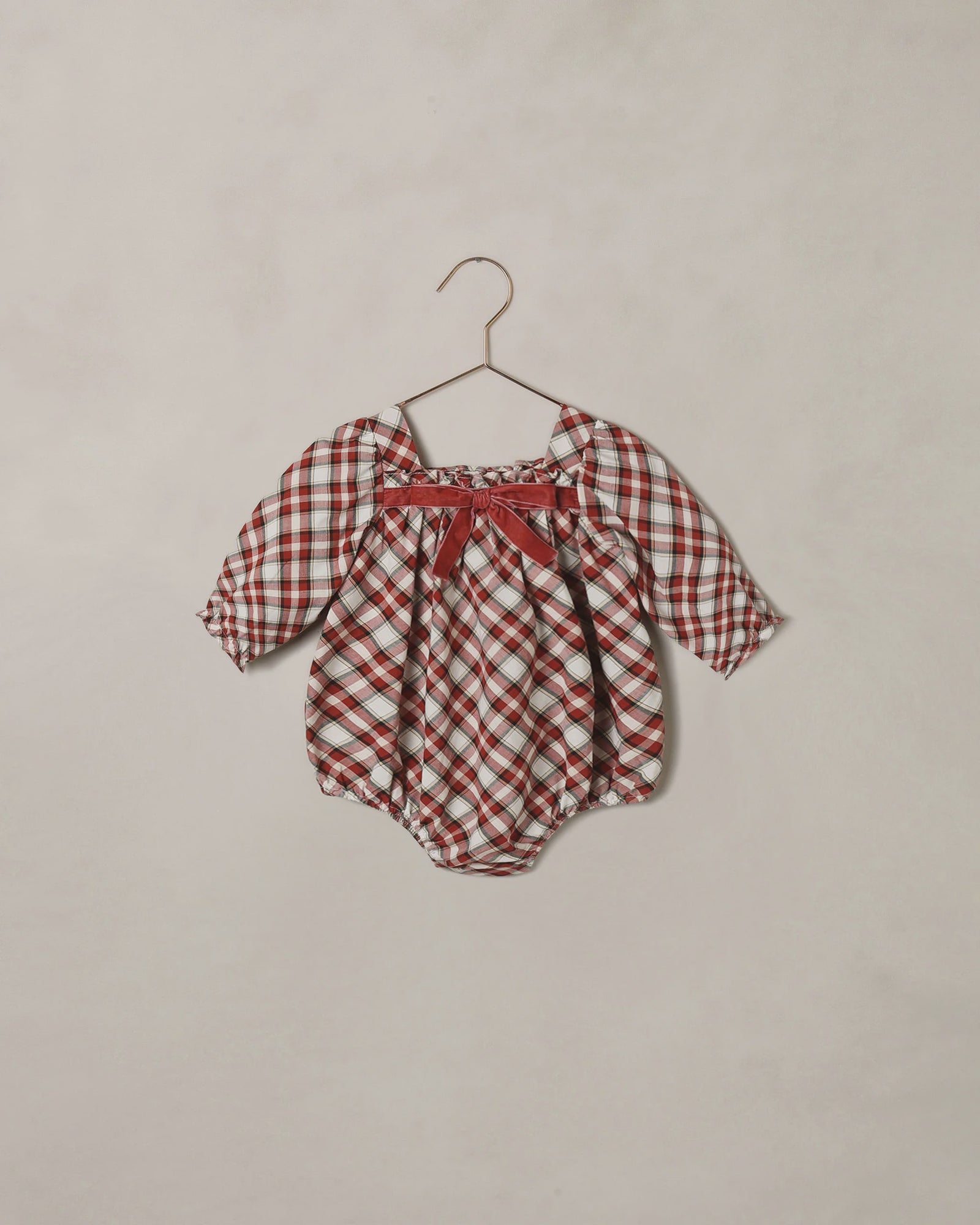 Annette Romper- Holiday Tartan