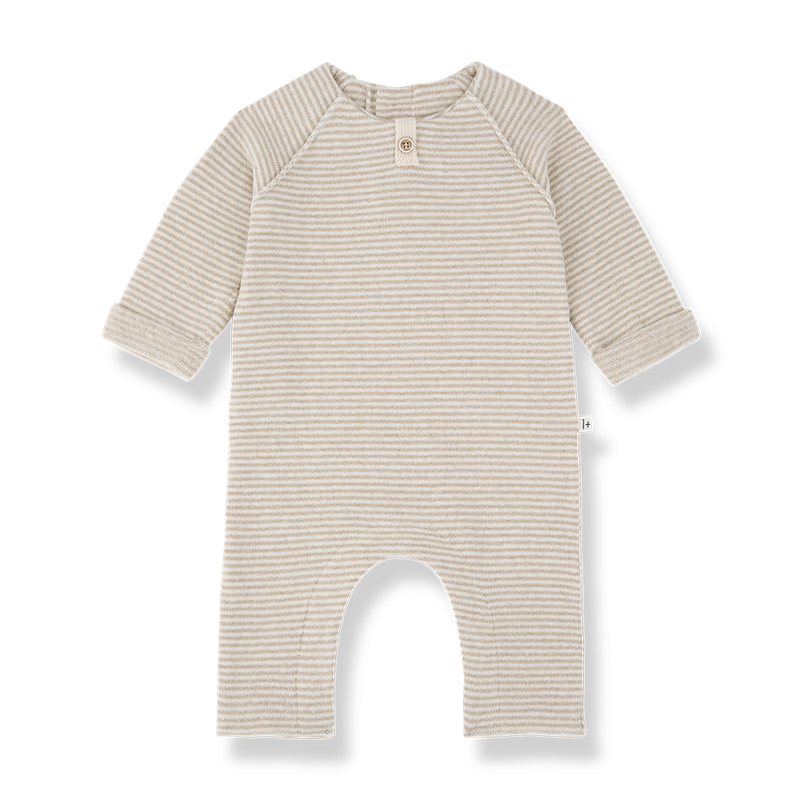 Laval Jumpsuit- Beige Stripe
