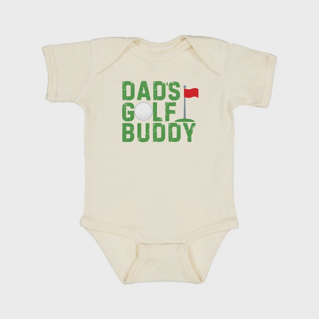 Dad's Golf Buddy Short Sleeve Onesie
