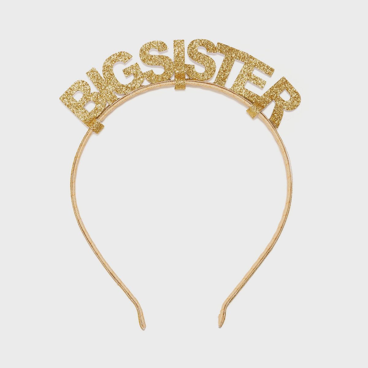 Gold Big Sister Headband