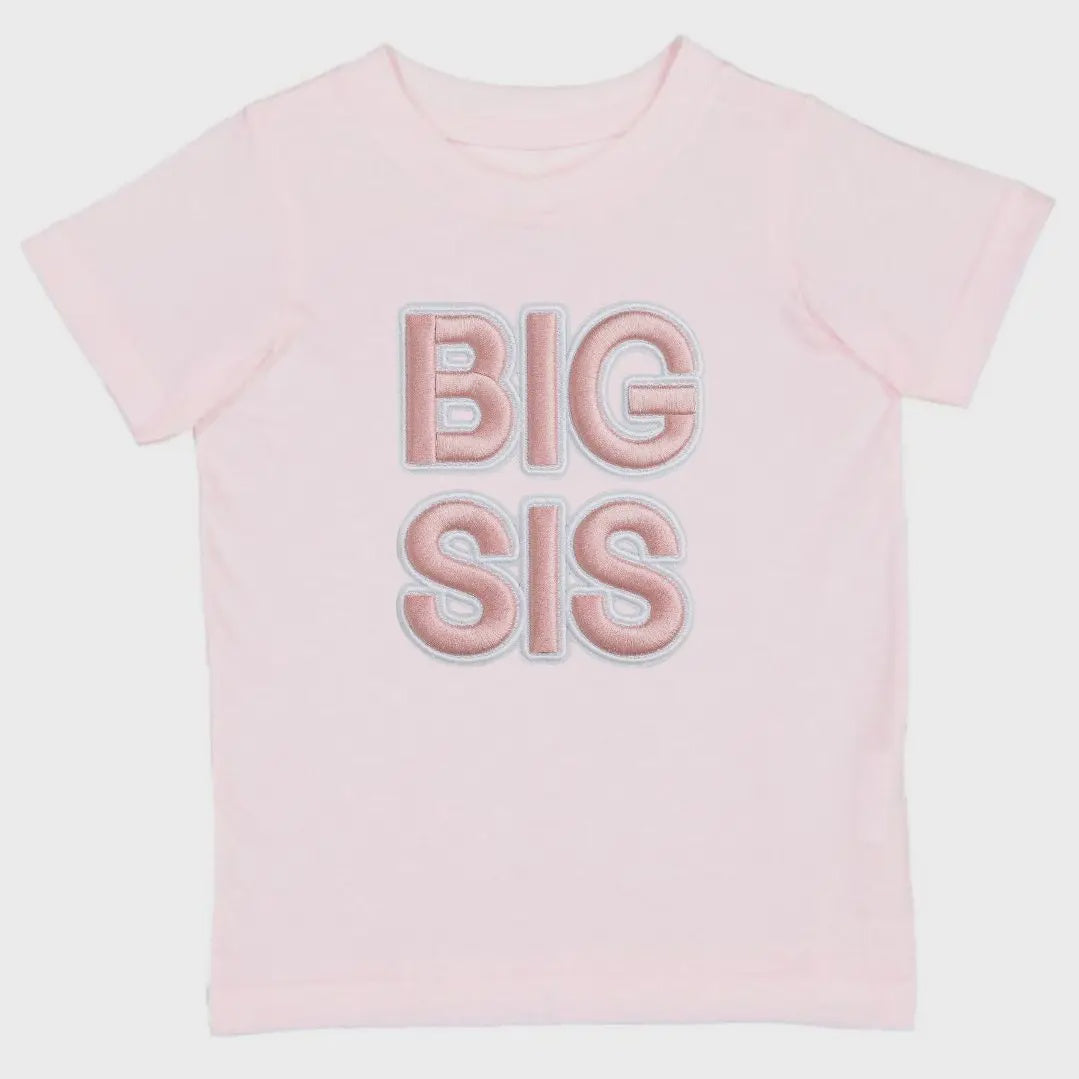 Big Sis Embroidered Patch Short Sleeve