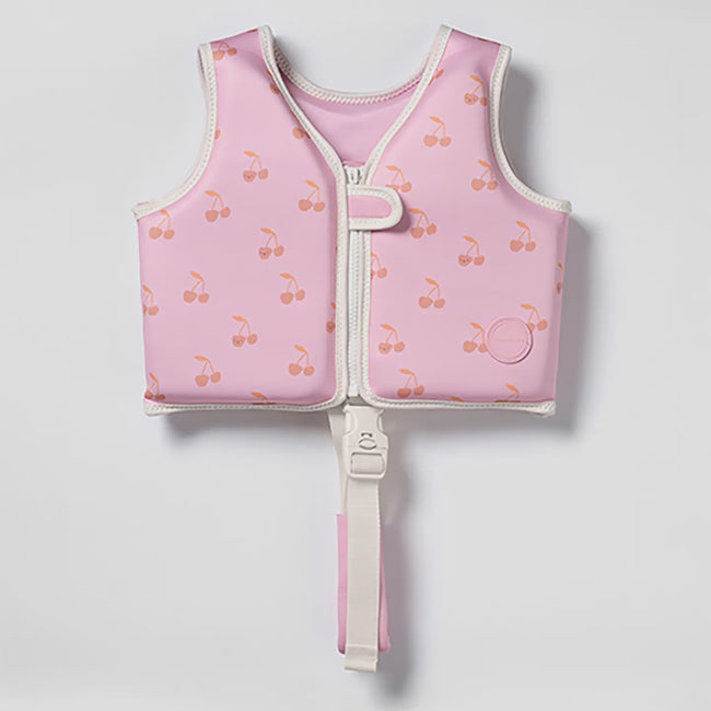 Kids Swim Vest 1-2 Cotton Candy Cherry