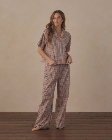 Fair Isle Romper- Ruby