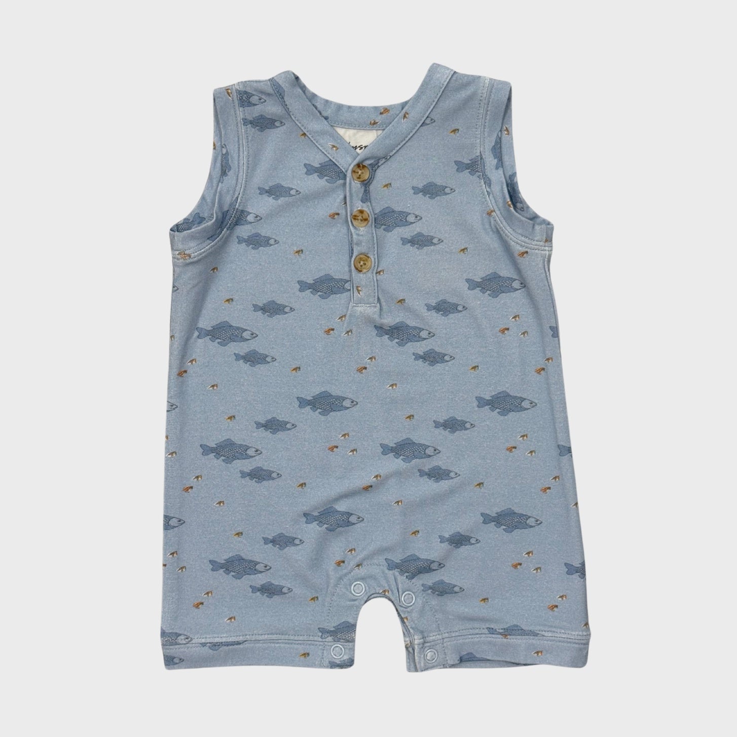 Boy's Sleeveless Romper