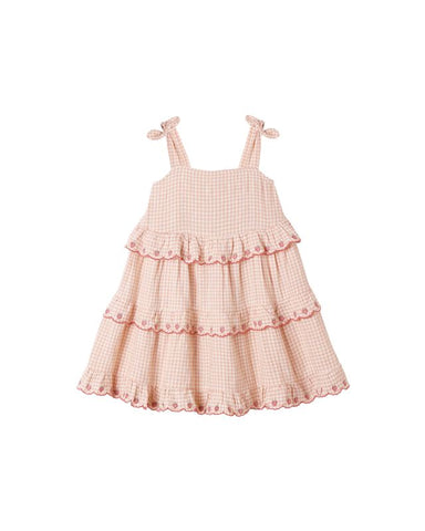 Sage Jersey Dress- Seahorses