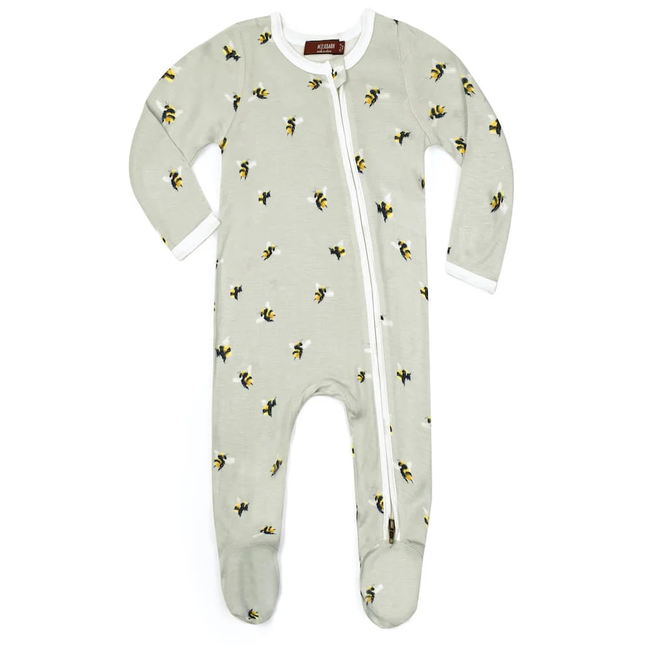 Bumblebee Bamboo Footed Romper
