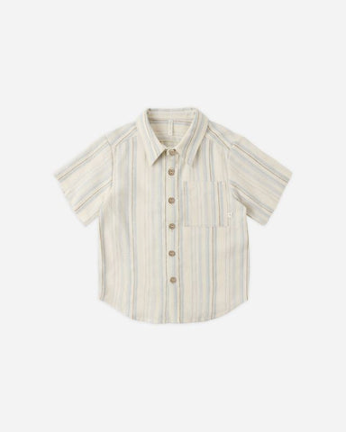 Maui Printed SS Shirt - Blue Islands