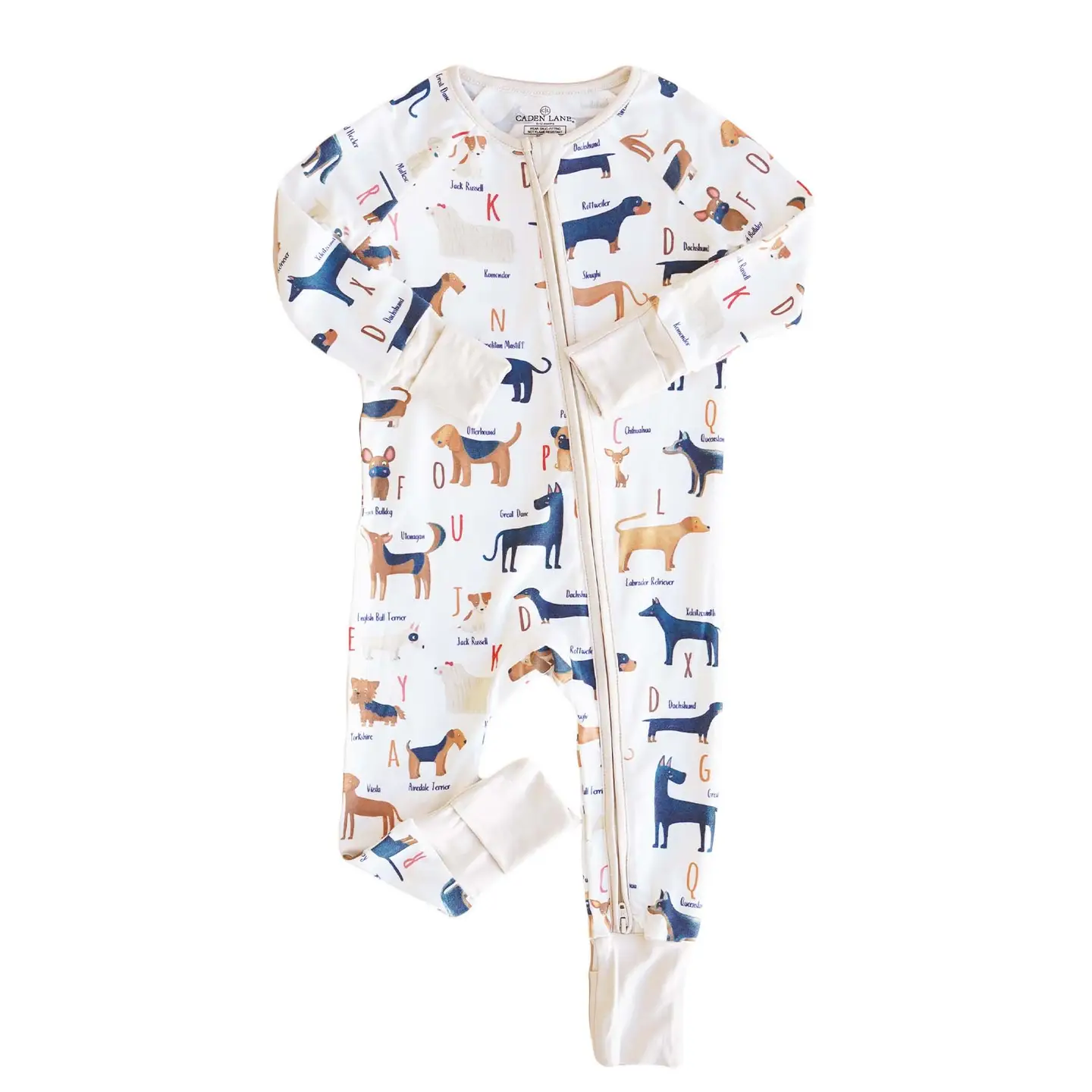 Abc Paw-Ty Zip Romper