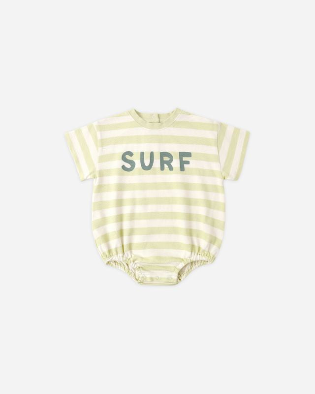 Relaxed Bubble Romper- Surf