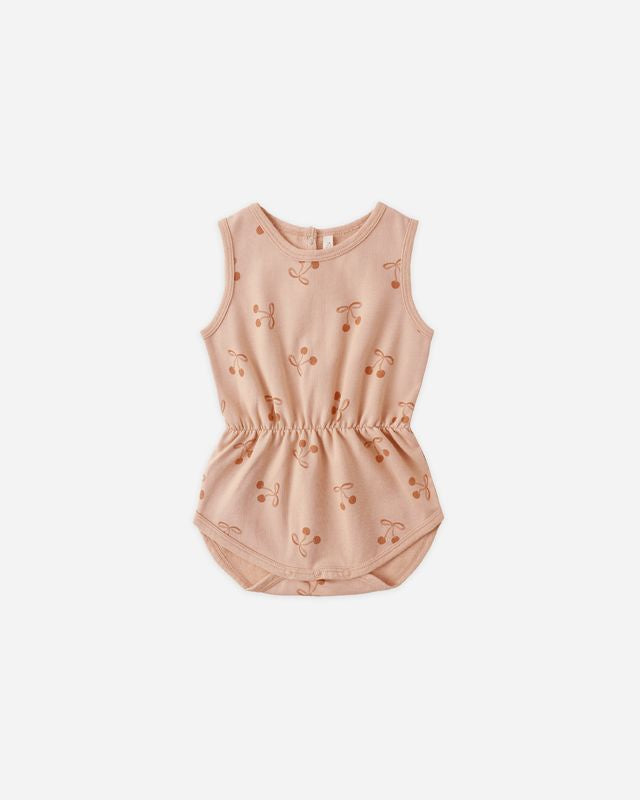 Cinch Playsuit- Cherry Bows