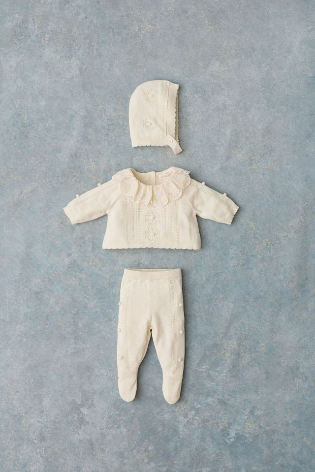 Knit Bliss Set- Cream