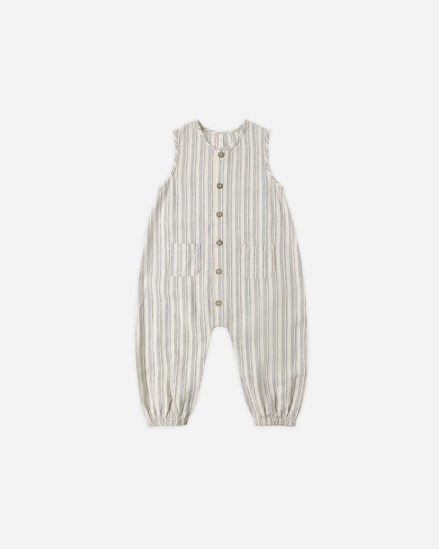 Woven Jumpsuit- Nautical Stripe