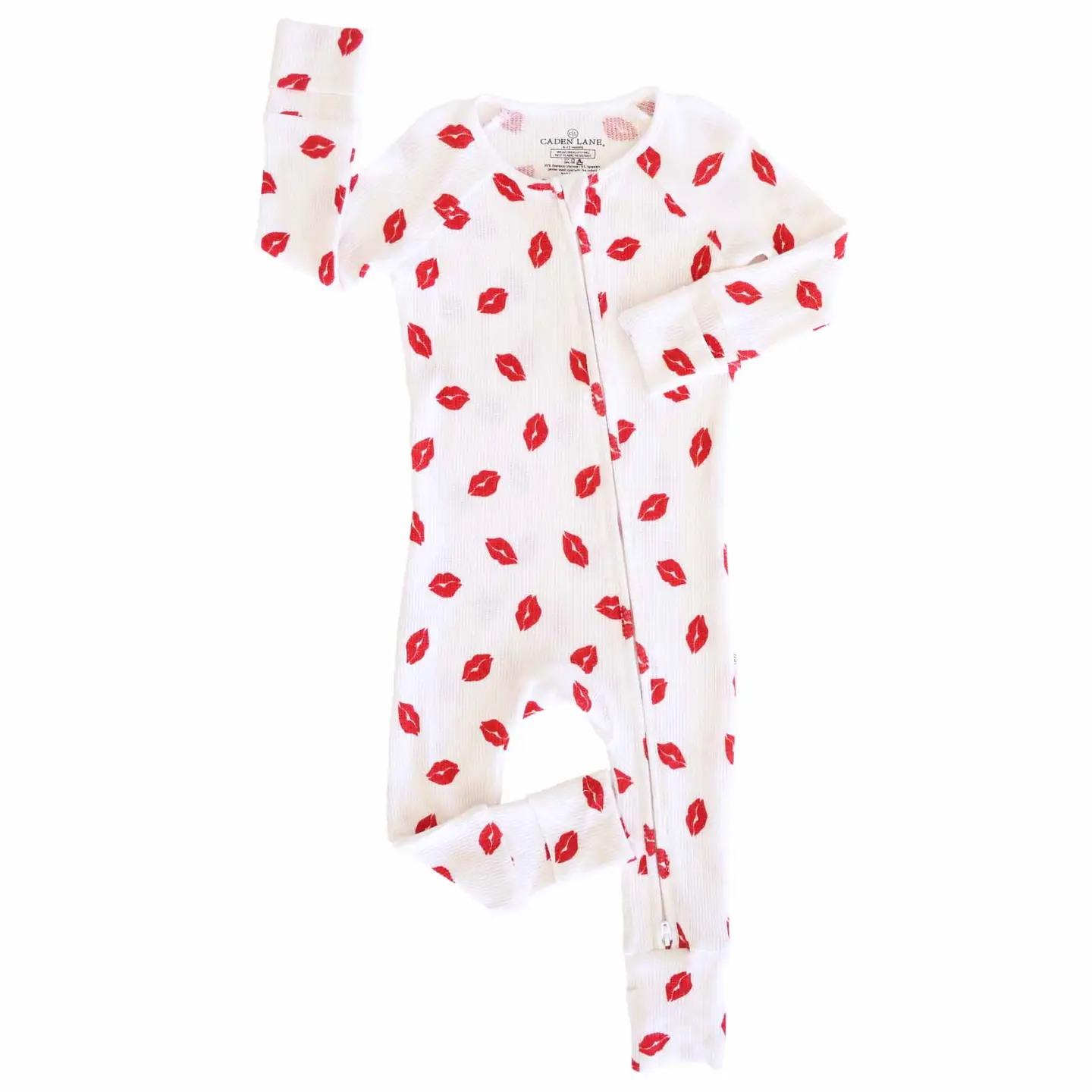 Bamboo Waffle Pajamas  - Little Kisses