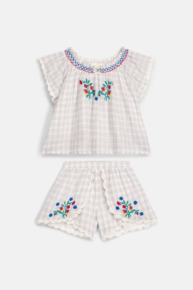 Perlane Top & Bloomer- Cream
