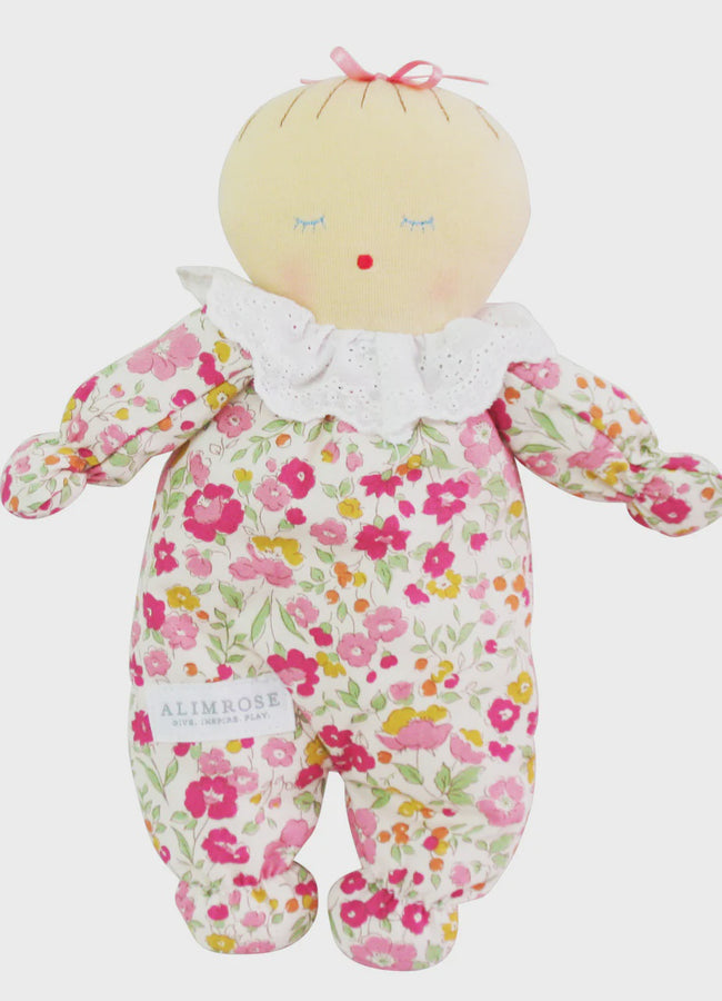 Asleep Awake Baby Doll 24Cm Rose Garden